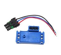 LOGEA Interruttore del sensore di Pressione 3bar 3 Bar 12.223.861 Turbo Boost Pressione Mappa del sensore Misura Compatibile con Il Cadillac Chevrolet Chevy Pontiac Buick con la Treccia Kit Wire Plug