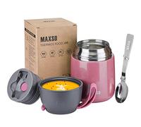 LOGEEYAR - Contenitore termico per alimenti, 500 ml (Rosa)