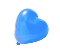 logei® 100 pezzi pallonici a forma di cuore, pallonicini di cuore, palloncini della decorazione per San Valentino, Fidanzamento, Matrimonio, colore blu