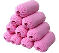 logei® 100pz Copertura di Scarpe Monouso TNT(Tessuto Non Tessuto) Copriscarpe (Rosa)