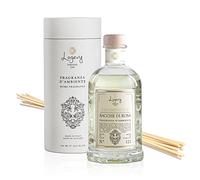 Logevy Firenze 1965 Champagne e Bacche di Rosa Home Fragrance Diffuser - Floral & Fruity Notes in Glass Bottle with 12 Natural Bamboo Reeds - 500ml