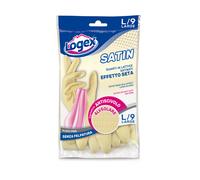 LOGEX PROFESSIONAL - 1256LXL - Guanti in lattice Satin - taglia L - crema - Logex Professional - 88968 - Conf. da 1 Pz. - 1256LXL