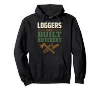Logger Humor Logging Identity Logger Sono Un Regalo Diverso Felpa con Cappuccio