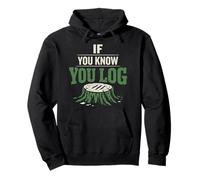 Logger Humor Logging Identity Logger Sono Un Regalo Diverso Felpa con Cappuccio