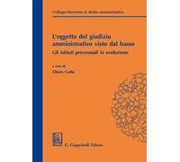 L'oggetto del giudizio amministrativo visto dal basso: gli istituti processuali in evoluzione. Atti del secondo colloquio fiorentino di diritto amministrativo (Firenze, 31 maggio 2019)