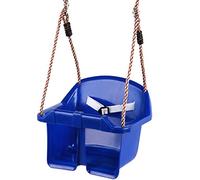 Loggyland Dondolo Bambino con Corda e Anelli di Bloccaggio - blu