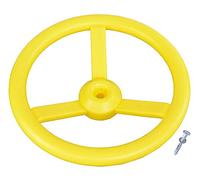 Loggyland Volante per Casetta Palafitta,Casetta Giardino,Sistema di Gioco, Abenteuerbetten, Giallo