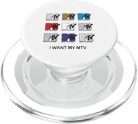 Loghi MTV multipli Voglio il mio MTV PopSockets PopGrip per MagSafe