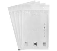 LOGIC PACK 25 Buste Postali Imbottite G7 250 x 350 mm Autosigillanti in Carta e Pluriball Bianco per formato DIN A4