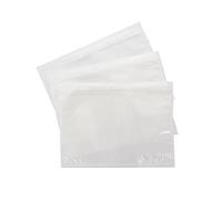 LOGIC PACK Buste Porta Documenti Trasparenti Autoadesive C6 135 x 175 mm - 1000 pezzi, Buste Spedizioni LDPE Senza Stampa per Fatture e Bolle di Consegna