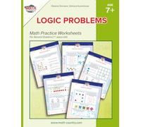 Logic problems: Math practice worksheets for 2-nd graders (7+ year olds)