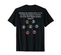 Logic Puzzle Math Tee - Clever Brain Teaser Top Maglietta