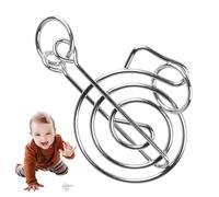 Logic Puzzle - Wire Brain Teaser | Brain Teaser | 8 Pezzi Flessibile Brain Teaser Puzzle, Iron Unlock Interlock Game, Challenging and Fun Brain Teaser, Safe, Reusable Educational Toys - IQQ Test