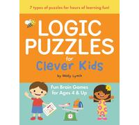 Logic Puzzles for Clever Kids: Fun brain games for ages 4 & up-Lynch, Molly-Cope