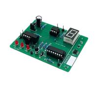 Logic Tester Set per Elettronica Formazione Saldatura Pratica - Scheda PCB Educativa con Componenti DC 5V Alimentazione Verde 7,8 X 6 Cm - Ideale per Debug Circuiti e Verifica Logica Digitale