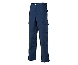 LOGICA 8030K2 Pantalone Lungo Policotone Blu 250GR/MQ Tasche PORTAOGGETTI SOTTONATICA Ginocchiera Rinforzata Vita Regolabile Antinfortunistica DPI Abbigliamento Lavoro Cargo Multitasche (50)