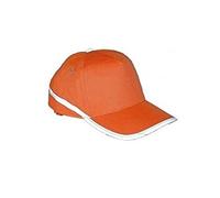 LOGICA Cappello HV Alta visibilità 60% cotone 40% poliestere arancio con visiera TOPGUN/HV - UNICA, Arancione