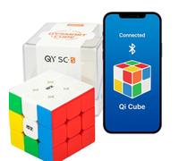 Logica - Cubo Magico 3x3 Smart - Speed cubing - Cubo Elettronico Coaching AI - Cubo magnetico - Competizioni cubo - Rompicapo 3x3 tecnologico - Cubo per allenamento mente