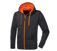 LOGICA FIJI Felpa da lavoro con zip lunga con cappuccio