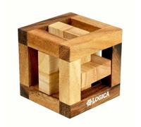 Logica Giochi art. Caccia Reale - Rompicapo 3D in Legno - Difficoltà 5/6 Incredibile - Collezione Leonardo da Vinci