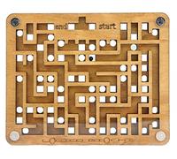 Logica Giochi art. Labirinto di Cnosso - Rompicapo Labirinto in Legno - Difficoltà 5/6 Incredibile - Serie Euclide