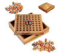 Logica Giochi art. Othello - Gioco da Tavolo in Legno in Legno Prezioso - Gioco Strategico per 2 Giocatori - Scatola Richiudibile - Versione da Viaggio