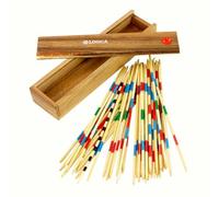 LOGICA GIOCHI Art. Shangai - Mikado - Gioco da Tavolo in Legno Multigiocatore - Scatola Richiudibile