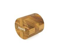 Logica Giochi - Cilindro Magico - Rompicapo 3D in Legno ad Incastro - 12 Pezzi - Difficoltà 4/6 Estremo - Collezione Leonardo - Età 14+ - Legno Teak