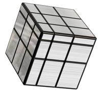 Logica Giochi - Cubo Magico 3x3 Cubo Specchio - Puzzle logico - Cubo modificato - Speedcubing - Versione oro/argento - Giochi intelligenza