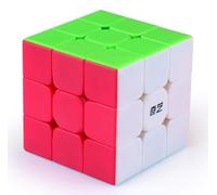 Logica Giochi - Cubo Magico 3x3 Warrior S - Senza Adesivi - Cubo veloce e economico - Per speedcubers - Giochi intelligenti