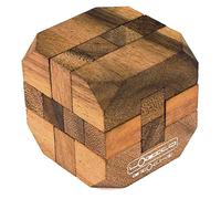 Logica Giochi - Diamante - Rompicapo 3D in Legno - Difficoltà 4/6 Estremo - Collezione Leonardo