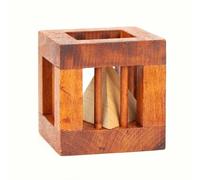 Logica Giochi - Effugium - Rompicapo 3D in Legno - Difficoltà 2/6 Medio - Collezione Leonardo