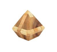 Logica Giochi - Il Paracadute di Leonardo - Rompicapo 3D in Legno - Difficoltà 4/6 Estremo - Collezione Leonardo