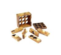 LOGICA GIOCHI - La Prospettiva - Rompicapo in Legno - Difficoltà 3/6 Difficile - Collezione Leonardo