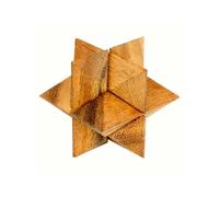 Logica Giochi - Octocedron Mini - Rompicapo 3D ad Incastro in Legno - Difficoltà 3/6 Difficile - Collezione Leonardo