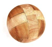 Logica Giochi - Palla di Cannone - Rompicapo 3D in Legno - Difficoltà 4/6 Estremo - Collezione Leonardo da Vinci
