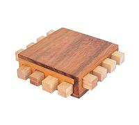 Logica Giochi art. Processore - Rompicapo ad Incastro in Legno - Difficoltà 3/6 Difficile - Per Menti ad Alte Prestazioni - Serie Leonardo da Vinci