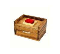 Logica Giochi - Rosso Nascosto - Rompicapo 3D in Legno - 2 Giochi in 1 - Collezione Leonardo