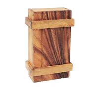 Logica Giochi art. SCRIGNO DI PANDORA XL - Rompicapo in Legno - Scatola Segreta - Difficoltà 3/6 DIFFICILE - Serie Leonardo da Vinci