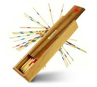 Logica Giochi - Shangai - Mikado - Gioco da Tavolo in Legno Multigiocatore - Scatola Richiudibile