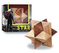 Logica Giochi - Stella Polare - Rompicapo 3D in Legno - Difficoltà 3/6 Difficile - Serie Star Adventures