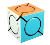 Logica Gochi - Cubo Magico Six Spot - Cuboidi - Skewb - Puzzle cubo facile - Puzzle per principianti e per collezionisti - Giochi logici - Speedcube - Cubo ivy - Click system