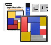 Logica Huarongdao Puzzle - Gioco di pazienza per adulti e bambini, gioco di logica portatile con sfide progressive, perfetto come gioco per 1 persona e allenamento del cervello