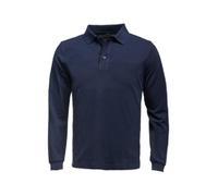 Logica Polo Uomo Maniche Lunghe in 100% Cotone Piquet 200 gr/mq (IT, Testo, XL, Regular, Regular, Blu)