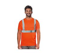 LOGICA T-shirt HV Alta visibilità 100% poliestere 150gr cool dry traspirante CE Classe 2 girocollo GIROHV - XXL, Arancio Fluo