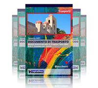 LogicaShop Documento di Trasporto in Duplice Copia Autoricalcante 50x2, DDT Formato A5 21x15 cm (20)