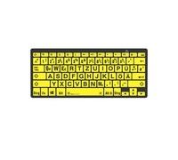 Logickeyboard LKB-LPBY-BTPC-DE Wireless Bluetooth QWERTZ Nero Giallo 3.0 287 x
