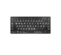 Logickeyboard LKB-LPWB-BTPC-DE Bluetooth QWERTZ black Tastiera Tastiera QWERTZ