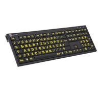 Logickeyboard LKB-LPYB-BJPU-DE Full-size (100%) Cablato USB QWERTZ Nero XL Print