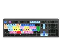 Logickeyboard LKB-MCOM4-A2M-UK Cablato USB Tasto con meccanismo a forbici QWERTY